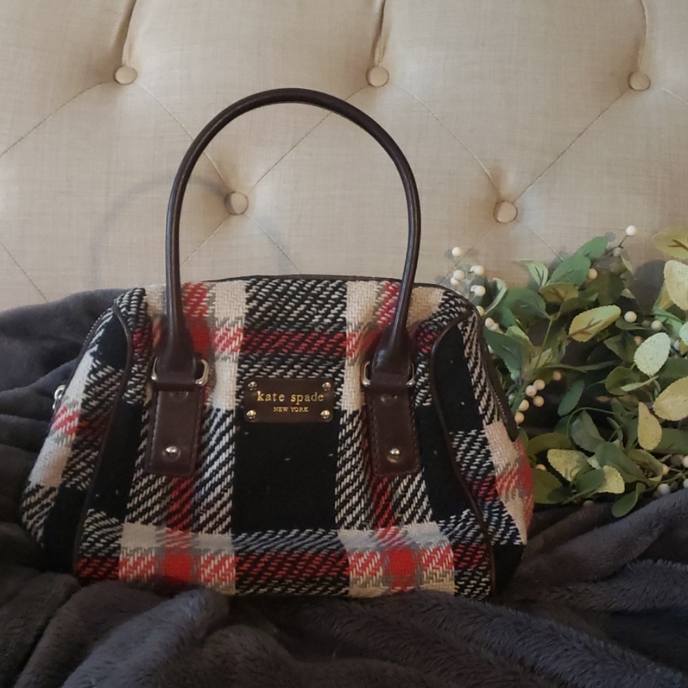 Kate Spade Plaid Purse Shoulder Bag